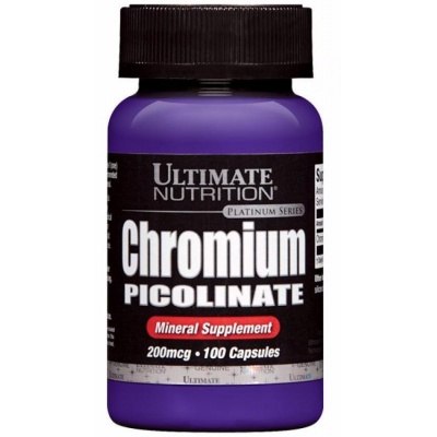 Витамины Ultimate Nutrition Chromium picolinate 200 мг 100 капсул