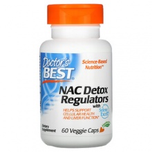 Антиоксидант Doctor’s Best NAC Detox Regulators 60 капсул