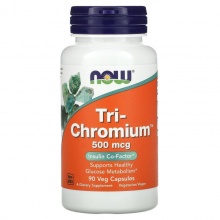 Витамины NOW Tri-Chromium 500 мг 90 капсул