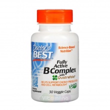 Витамины Doctor's Best Fully Active B Complex 30 капсул