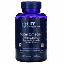  Life Extension Omega 3 Fish Oil 240 