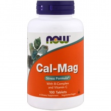 Витамины NOW Foods Cal-Mag Stress Formula 100 капсул