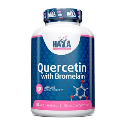  Haya Labs Quercetin With Bromelain 120 